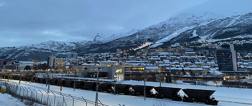 Feldforschungsfoto aus Narvik, Norwegen mit Link zu Forschungsbildern