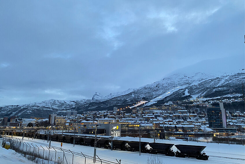 Feldforschungsfoto aus Narvik, Norwegen