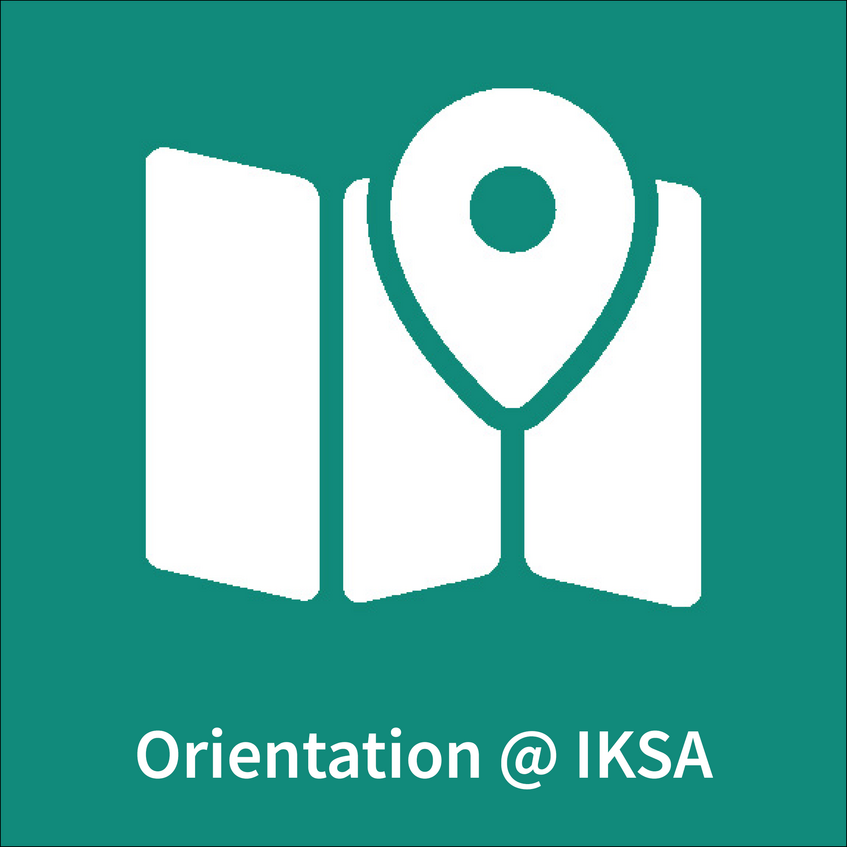 orientation at IKSA icon with link to orientation map of IKSA