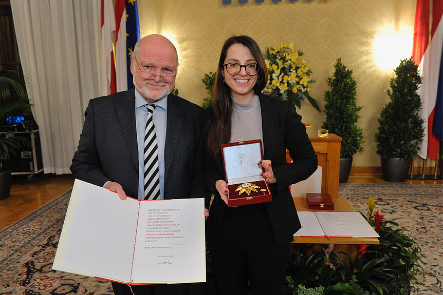 Hermann Mückler und Ewa Samel