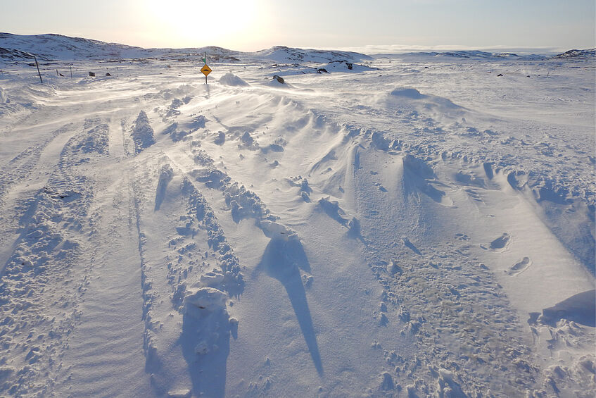 Feldforschungsfoto aus Iqaluit, Kanada