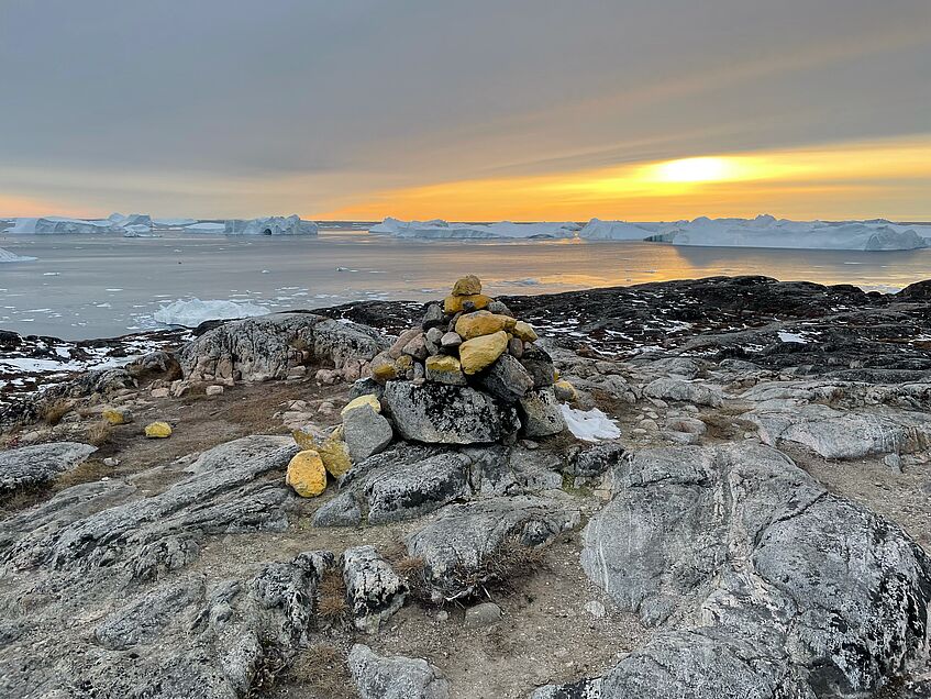 Feldforschungsfoto aus Ilulissat, Grönland
